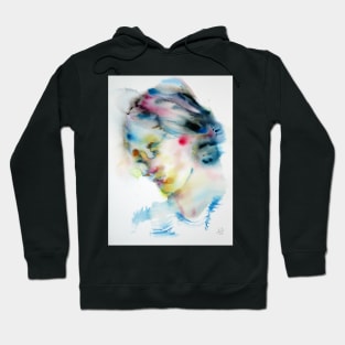 VIRGINIA WOOLF - watercolor portrait .2 Hoodie